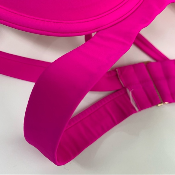 Victorias Secret Bikini Top 36C Hottie Halter Pink - Picture 6 of 15